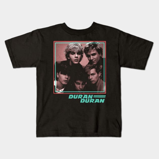 90s Duran Duran Kids T-Shirt by Fear Nothing